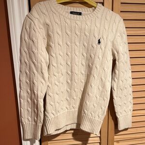 Polo by Ralph Lauren Off-White Cable Knit Sweater